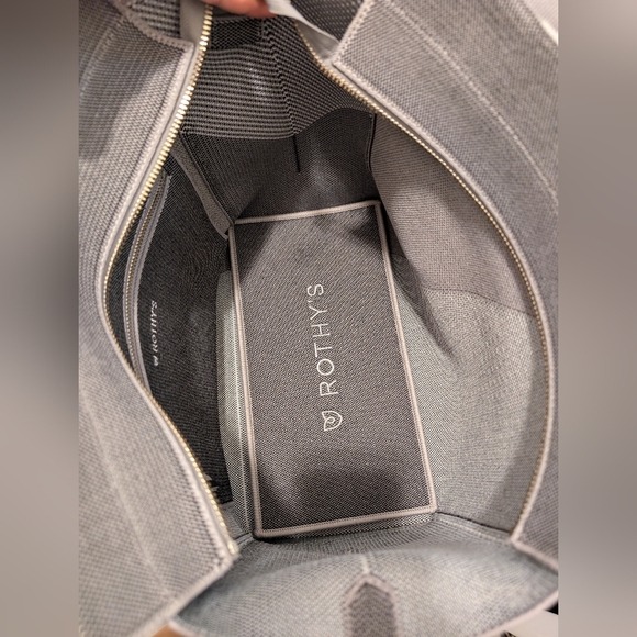 Rothy's The Handbag Charcoal Gray *Rare/retired - Picture 11 of 13